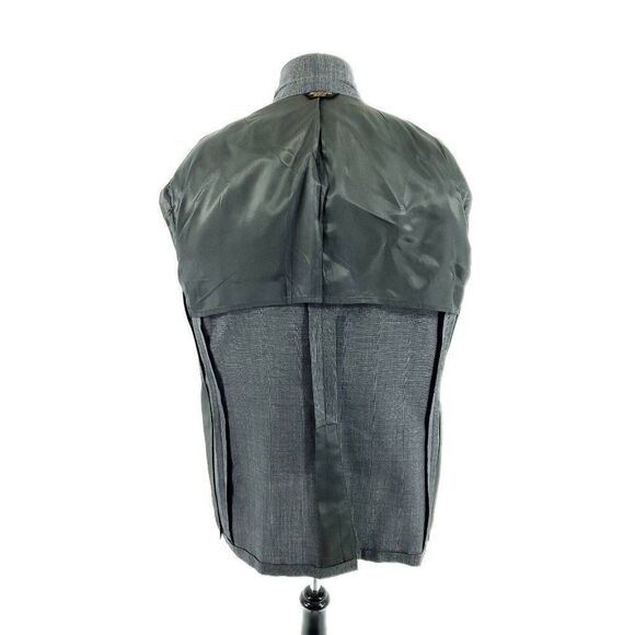 John Weitz Wool 2 Button 2 Piece Suit 42L Gray Birdseye 41/31 Multi-Colored Wind - Picture 12 of 12